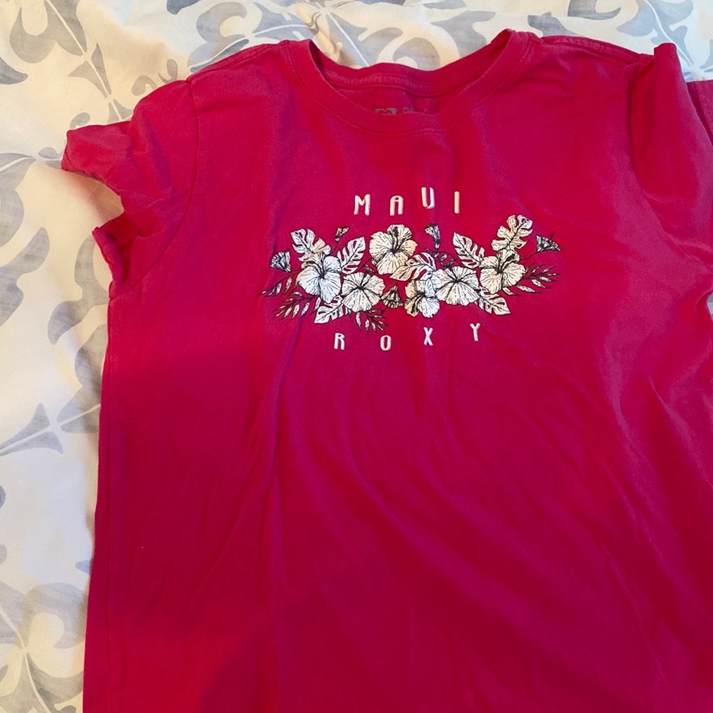 Hot pink preppy Maui shirt
